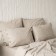 Pillow Pillowcase "Boyle", size 70x70 cm, gray color, 2 pcs
