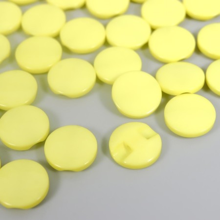 Buttons plastic on the midnight "Bulk yellow" 1.3x1.3 cm set 50 pcs 2x5x5.5 cm-1