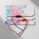 Bracelet-reinforcing "Red thread" set 2 pcs., Yin-yang, black and white color