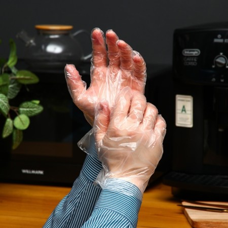 Polyethylene gloves, in individual packaging, 50 pairs-2