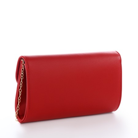 Female bag on a valve, burgundy color-1