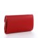 Female bag on a valve, burgundy color