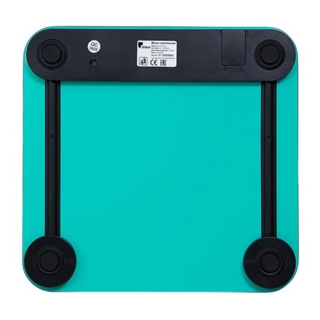 Floor Libra KitFort KT-804-1, electronic, up to 150 kg, 1xCR2032, glass, green-1