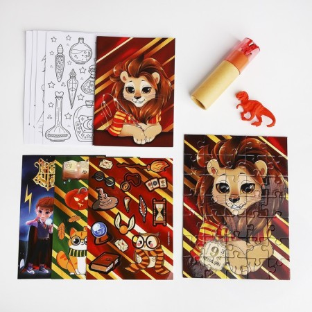 Gift set for a boy with a backpack "World of Magic"-2