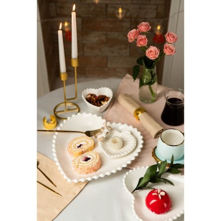 Porcelain magistro “heart”, 260 ml, d = 11.5, white color-6