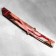 Wooden souvenir "Tanto knife", in a scabbard, red