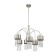 Suspension lamp 6x40W E14, size 66x66x109 cm
