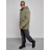 Extensive male winter park, size 56, green color
