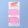 Napkins for manicure, bottomless, 50 pcs, 6 × 4 cm, pink color
