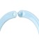 A container for storing and sterilizing children's nipples and dummy, blue color