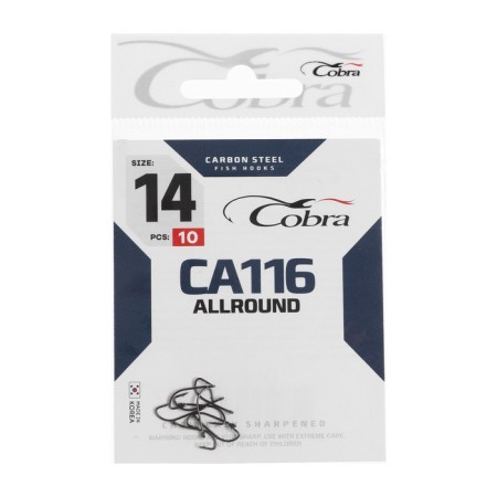 Cobra Allround hooks, series CA116, No. 14, 10 pcs.