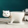 Pot "Cat" White, 15.5x7.5x9.5cm
