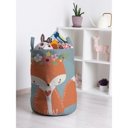 Toy basket "Modest fox, size 35x50 cm
