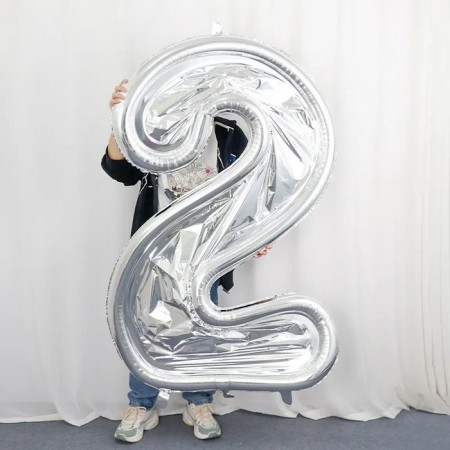 Foil ball 65 “number 2”, a frame for aeromosics, in ind. UP.-1