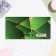 Money envelope "Happy Birthday!" Green, 16x8 cm