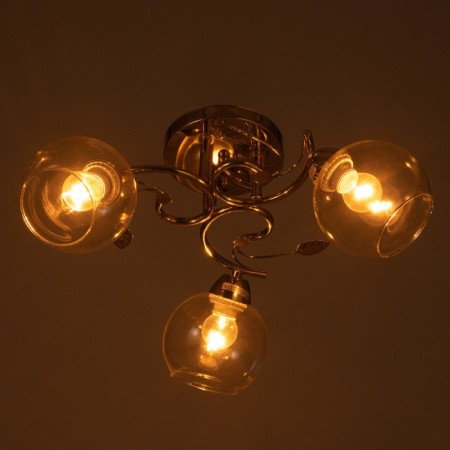 Aleste chandelier 3x60W E27 gold 52x52x23cm-2
