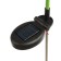 Garden lamp on the solar battery "Margarita", 70 cm, 42 LED, glow of white