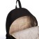 Young backpack from textiles on lightning, 4 pockets, black color