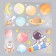 Interior sticker "Space Adventures" MIX 31x60 cm
