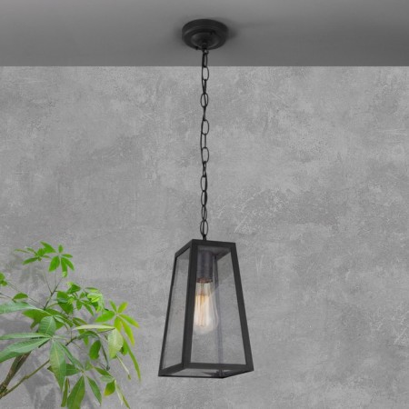 Street suspended lamp Elektrostandard, Germes, 170x140x760 mm, E27, black color