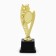 Award figure Cup, gold, plastic stand, 22 x 9.5 x 7.5 cm