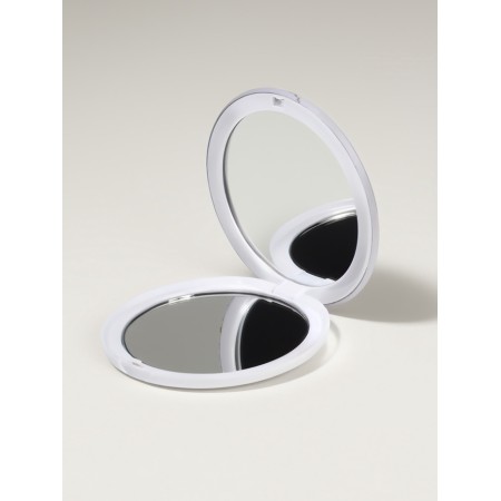 Folding mirror "birds", d = 7.3 cm, with an increase, the color is lilac-2