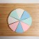 Makeup sponge, set - 8 pcs, 3.5 × 3 cm, multi -colored