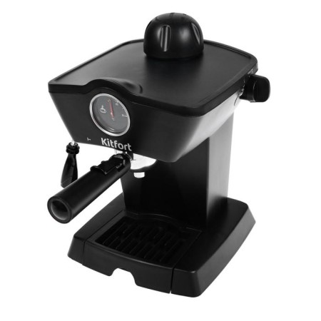 Coffee machine KitFort KT-706, Rozhkova, 800 watts, 0.25 l, cappuccino, black-1
