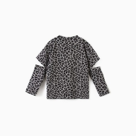 Футболка с дл.рукавом для девочки KAFTAN Trendy grey, р. 36 (134-140)-4