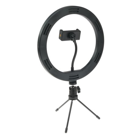 LED ring lamp on a tripod Luazon SNP097, 10 "(26 cm), 20 watts, tripod 8-14 cm-3