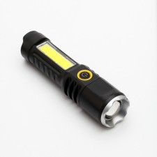 Manual battery, 5 watts, 400 mAh, XPE, COB, ZOOM, 4 modes, Type-C