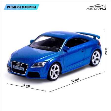 Metal machine Audi TT Coupe, 1:43, blue color-1