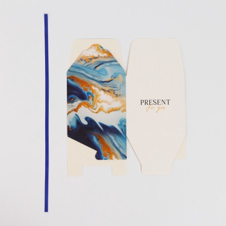 Folding box "Marble", 12 × 12 × 12 cm-6