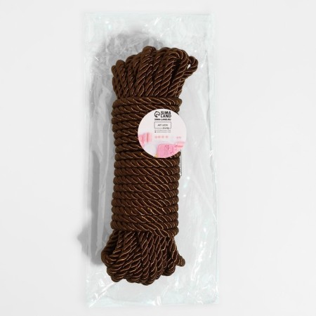 Cord twisted, d = 5 mm, 10 ± 1 m, brown color-2