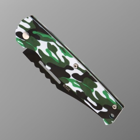 Folding “sniper” knife 18.7cm, 82mm/2mm blade, camouflage-2