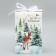 Folding box “Happy New Year!”, Forest, 12 x 18 x 12 cm, New Year