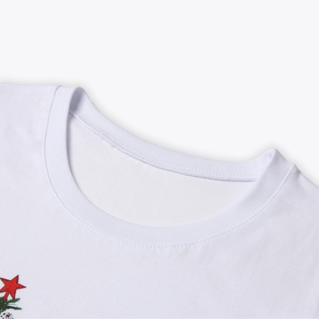 Female home set (T -shirt, shorts), white/red color, size 52-5