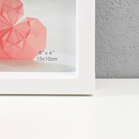 Multi -chamber with the clock "Tree" Plastic, 9 photos (10x15/6 pcs, 10x10/2 pcs, 13x13/1 pcs) cv. white-1