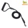 Round "Tone" leash, with a soft handle made of paralon, 120 x 0.8 cm, black