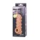 Kokos nozzle is realistic with additional stimulation, TPE, bodily, 15.6 cm, s