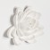 Wall decor, "lotus" 14 x 15 cm, white
