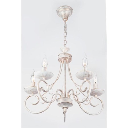Provence chandelier, 5x40W E14, white color-2