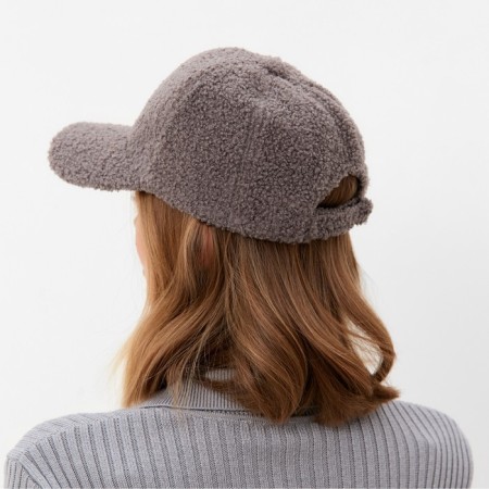 Basebolok Warm Warm Minaku lamb 52-58 Gray-2
