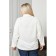 Women's turtleneck, size 56, milk color