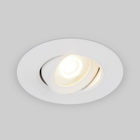 Lamp ceiling Elektrostandard, Plasti LED 6 W, 90x90x2 mm, IP20, white color