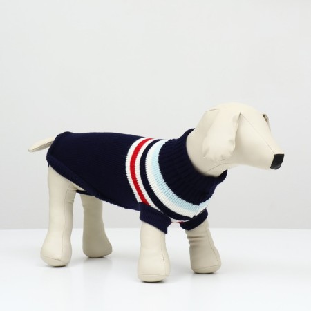 Sweater "stripes", s (ds 23, Osh 23, og 26-45 cm), blue-1