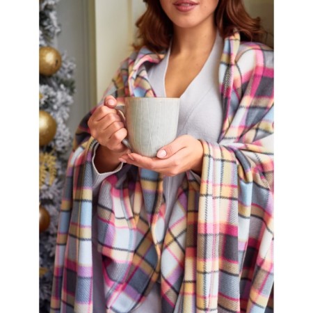 Ailis blanket, size 150x200 cm, purple color-14