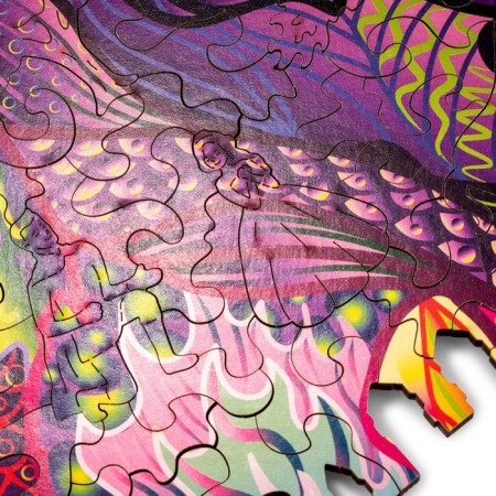 Wooden puzzle "Magic Dragon", 35 × 24 cm-7