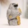 Figure "Raven with a book" 10x5x5cm