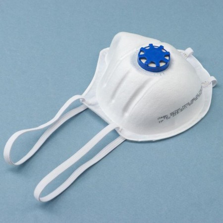 Half mask filter. molded with FFP2 valve in individual packaging-2